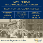 Save the Date for the 10th Annual Pharmacy Symposium